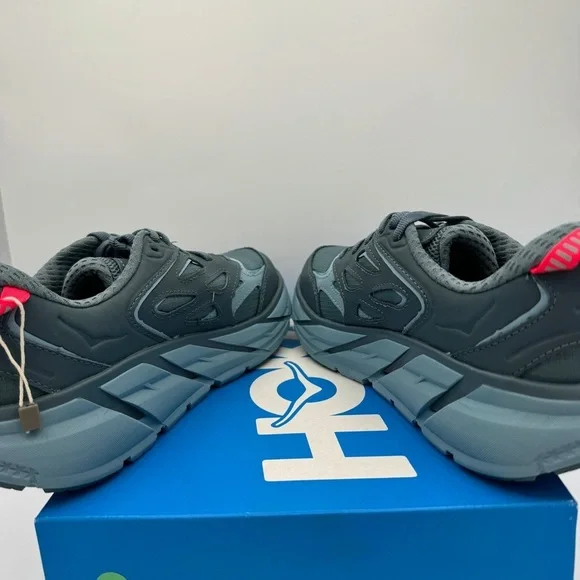 NWT Hoka Clifton Leather Gore-Tex Waterproof Unisex Goblin Stone Blue GBSB shoes